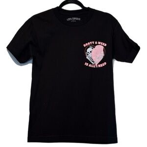 A$$holes (XM) Live Forever Linda Finegold Casual Novelty Tshirt Sz S Black NWOT